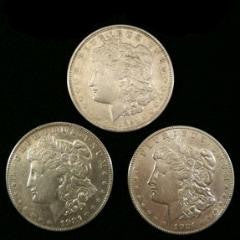 *CUSTOMER SUPPLIED COINS* 3CM - AU Morgan Dollar