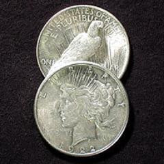 *CUSTOMER SUPPLIED COINS* Gravity Flipper - Peace Dollar